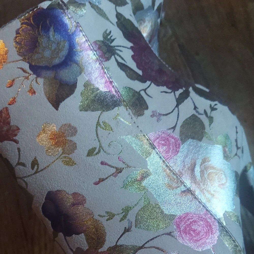 Floral Stiletto Ankle Boots - Picture 10 of 13